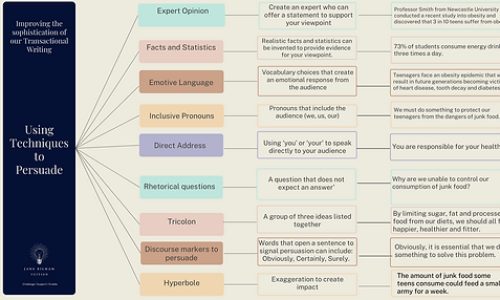 REVISING PERSUASIVE TECHNIQUES