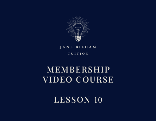 MEMBERS LESSON 10