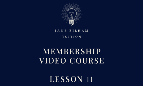 MEMBERSHIP COURSE VIDEO - LESSON 11