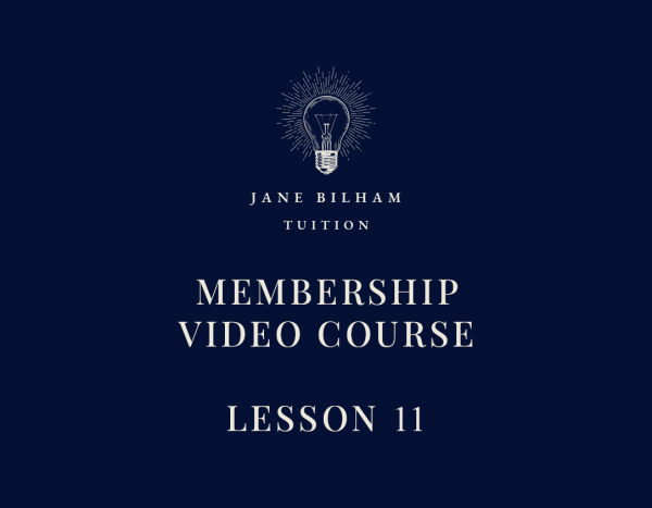 MEMBERS LESSON 11