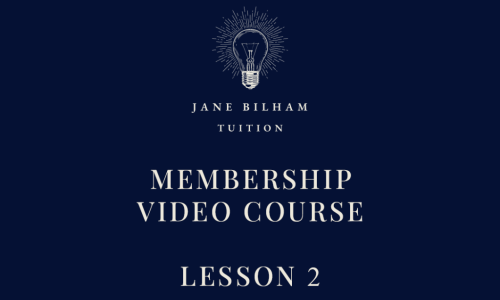 MEMBERSHIP COURSE VIDEO - LESSON 2