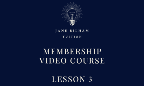 MEMBERSHIP COURSE VIDEO - LESSON 3