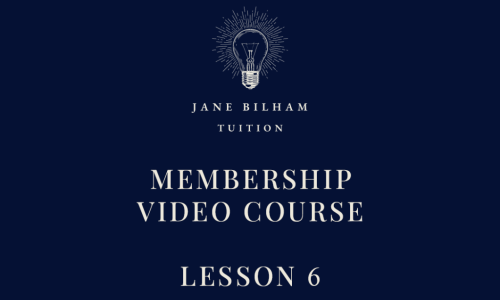 MEMBERSHIP COURSE VIDEO - LESSON 6