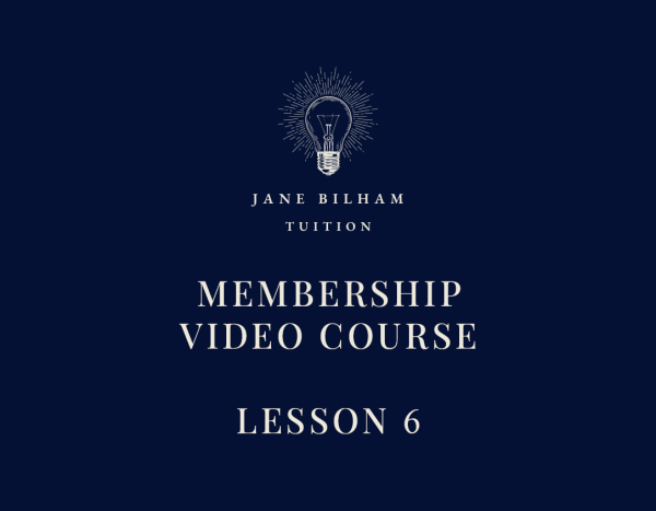 MEMBERS LESSON 6