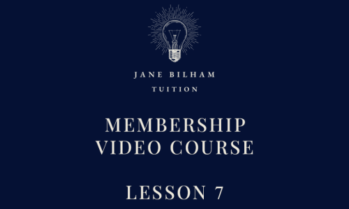 MEMBERSHIP COURSE VIDEO - LESSON 7