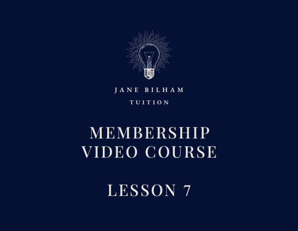 MEMBERS LESSON 7