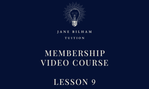 MEMBERSHIP COURSE VIDEO - LESSON 9