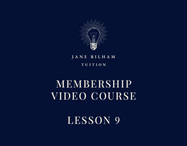 MEMBERS LESSON 9