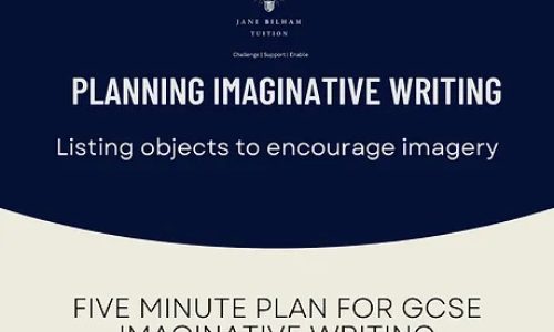 PLANNING GCSE IMAGINATIVE WRITING