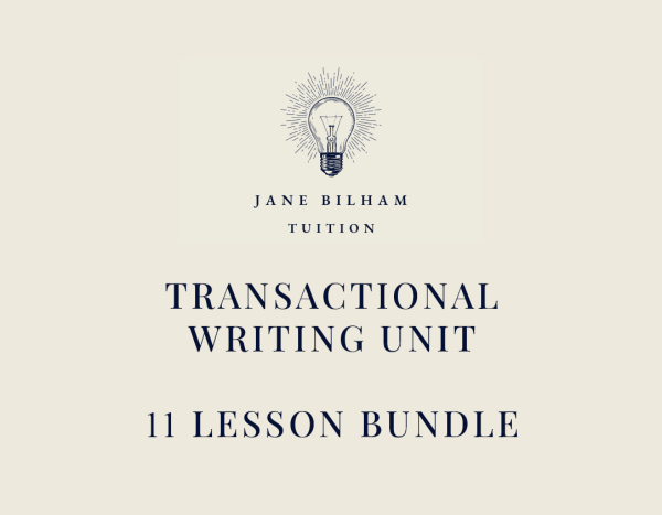 TRANSACTIONAL LESSON BUNDLE OF 11